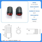 hollow inductor coil inductor copper wire  full specifications