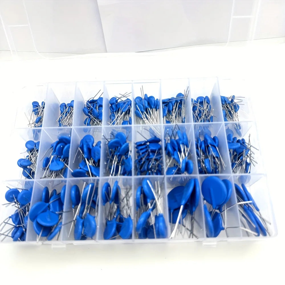 395Pcs/Lot 24Values 5D431K~20D390K Commonly Resistors 10D Set Varistor Resistor Pack Assorted Kit BOX