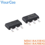 50pcs/10pcs ME6118A33B3G ME6118A50B3G SOT-223 6118A SOT223 3.3V 5V 1A LDO Regulator IC Chip ME6118A33PG ME6118A50PG ME6118A33M3G