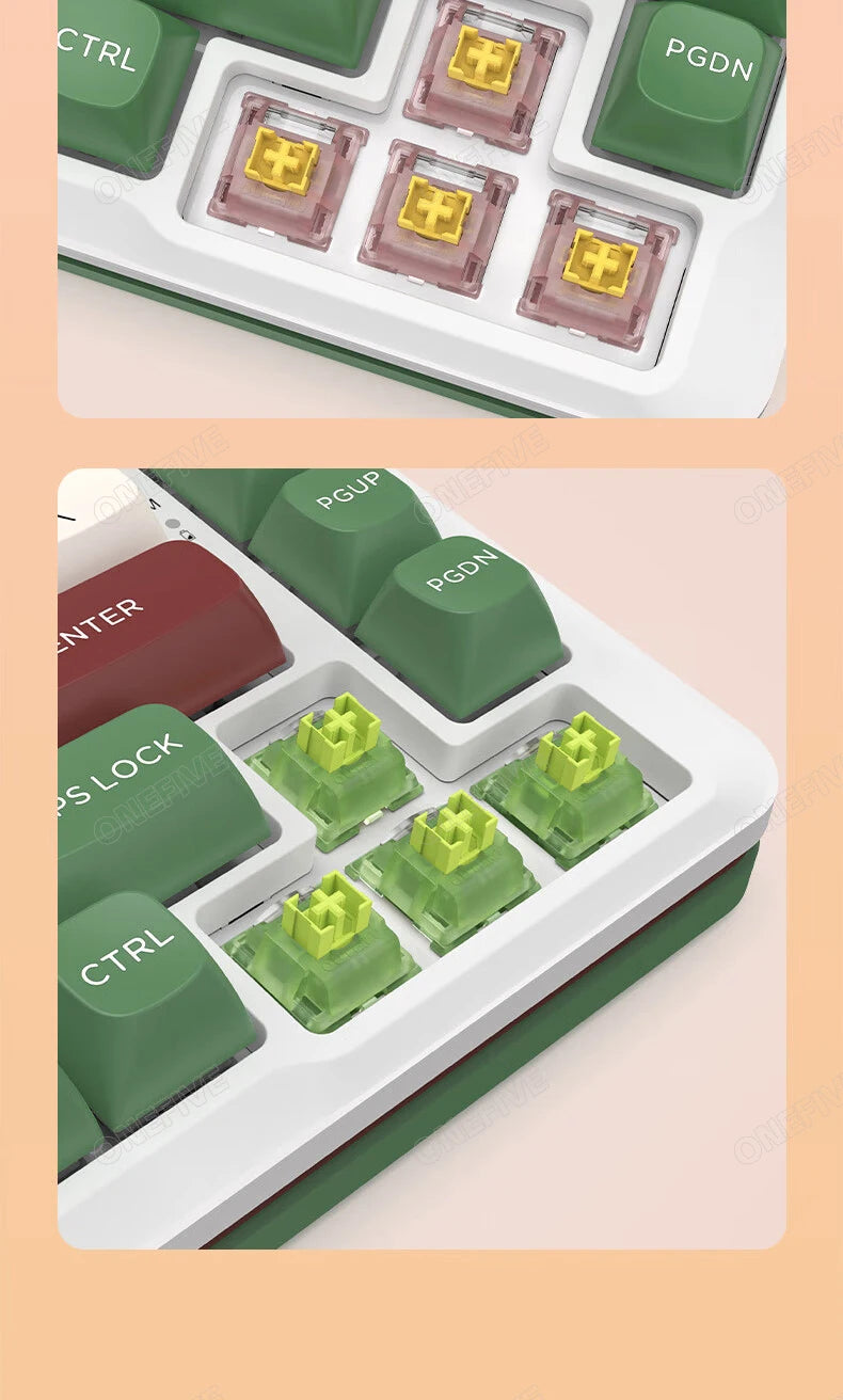 Outemu Silent Peach V3 Switch Lubed Silent Lemon V3 Switches Mechanical Keyboard Linear Tactile 5Pin Hot Swap PA66 Pre Lubed POM