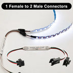 LED Strip Mini TTL Signal Amplifier Repeater 1 TO 2/4/8 For WS2812B WS2811 SK6812 3Pin RGB Addressable Pixel Light Module 5-24V