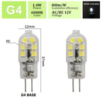 2pcs Mini G4 12V 24V LED Lamp Dimmable Light 3W COB Bulb AC DC 12V Lampada COB 360 Beam Lampada G4 COB Lights Replace Halogen