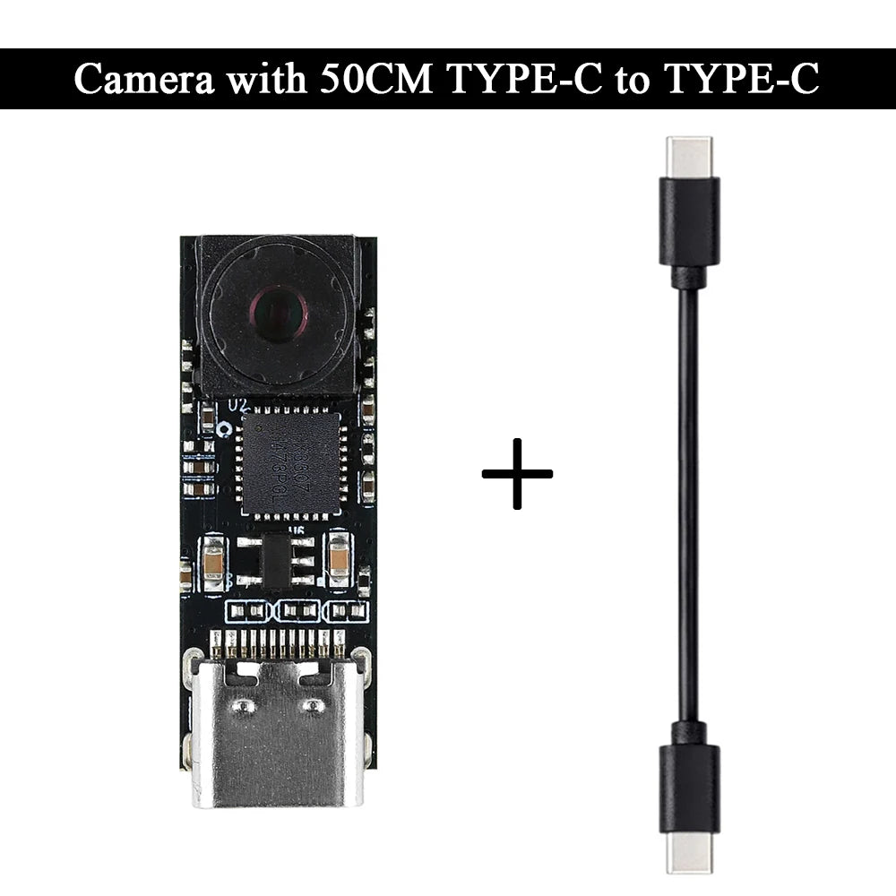ESP32 CAM Module Type-C Mini USB Camera 720P 1280*720 1MP 65 Degree Lens For ESP32 S3 Dev Board Support Win10 Win11 Android