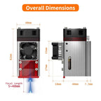 NEJE N30820 E30 E40 A40630 A40640 CNC Diode Laser Module 40W 80W for Wood Carving and Laser Cutting Powerful Laser Tool