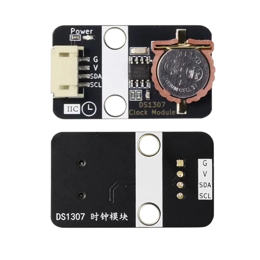 DS1307 RTC Module Replace DS1302 DS3231 with CR2032 Battery Holder LEGO Brick Shell Arduino ESP32 Raspberry Pi Microbit Clock