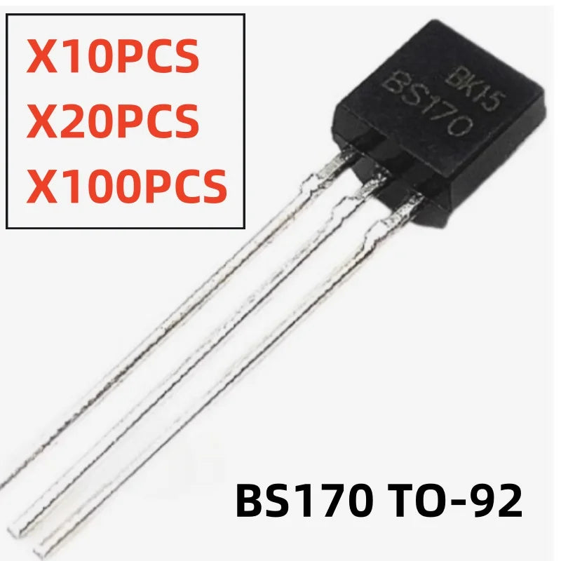 SAMIROB 10PCS/20pcs/100PCS BS170 TO-92 MOSFET N-CH 60V 500MA new and original