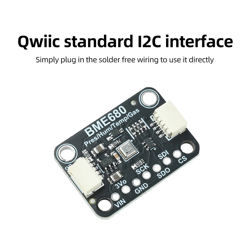 BME688 Sensor Module BME680 Air Quality Sensor VOC Temperature Humidity Pressure Sensor Low‑Power I2C Gas Sensor For Smart Home