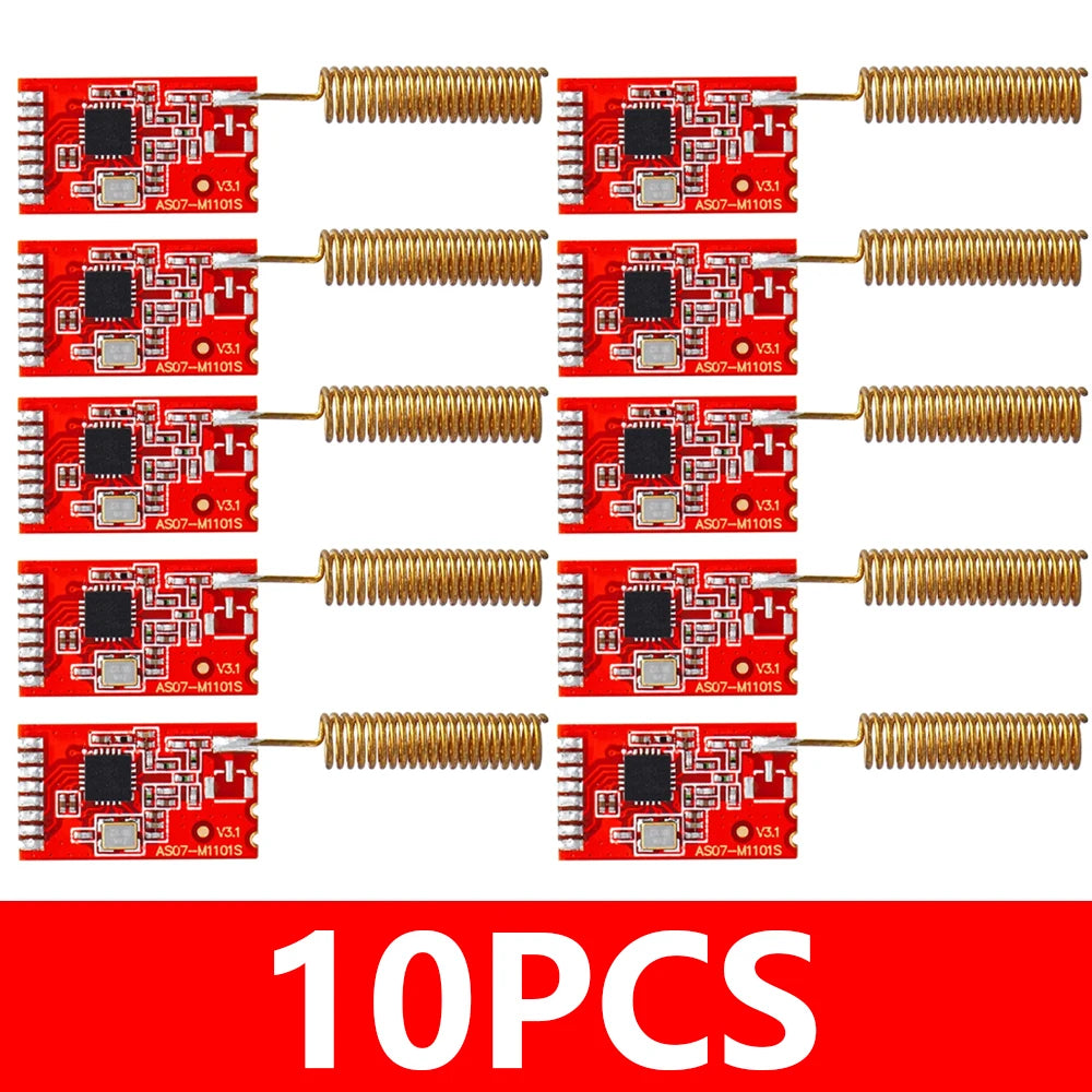 1~10PCS 433M CC1101 10mW Wireless Sender Receiver Module NRF905/SX1212/SI4432 EGBO