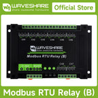 Waveshare Industrial Modbus RTU 8-ch Relay Module (B) with RS485 Interface, Multi Isolation Protection Circuits, 7~36V