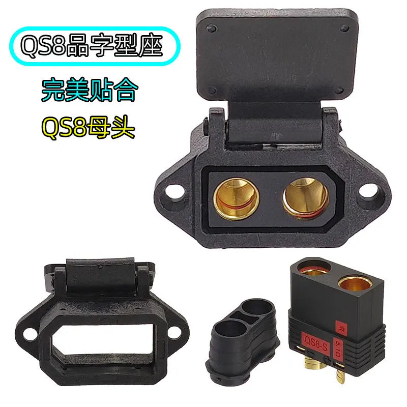 QS8-S Power Charging Plug XT90 Male Female Diamond Shell XT90S Anti-fire Electric Vehicle Lithium Battery Modification Interface