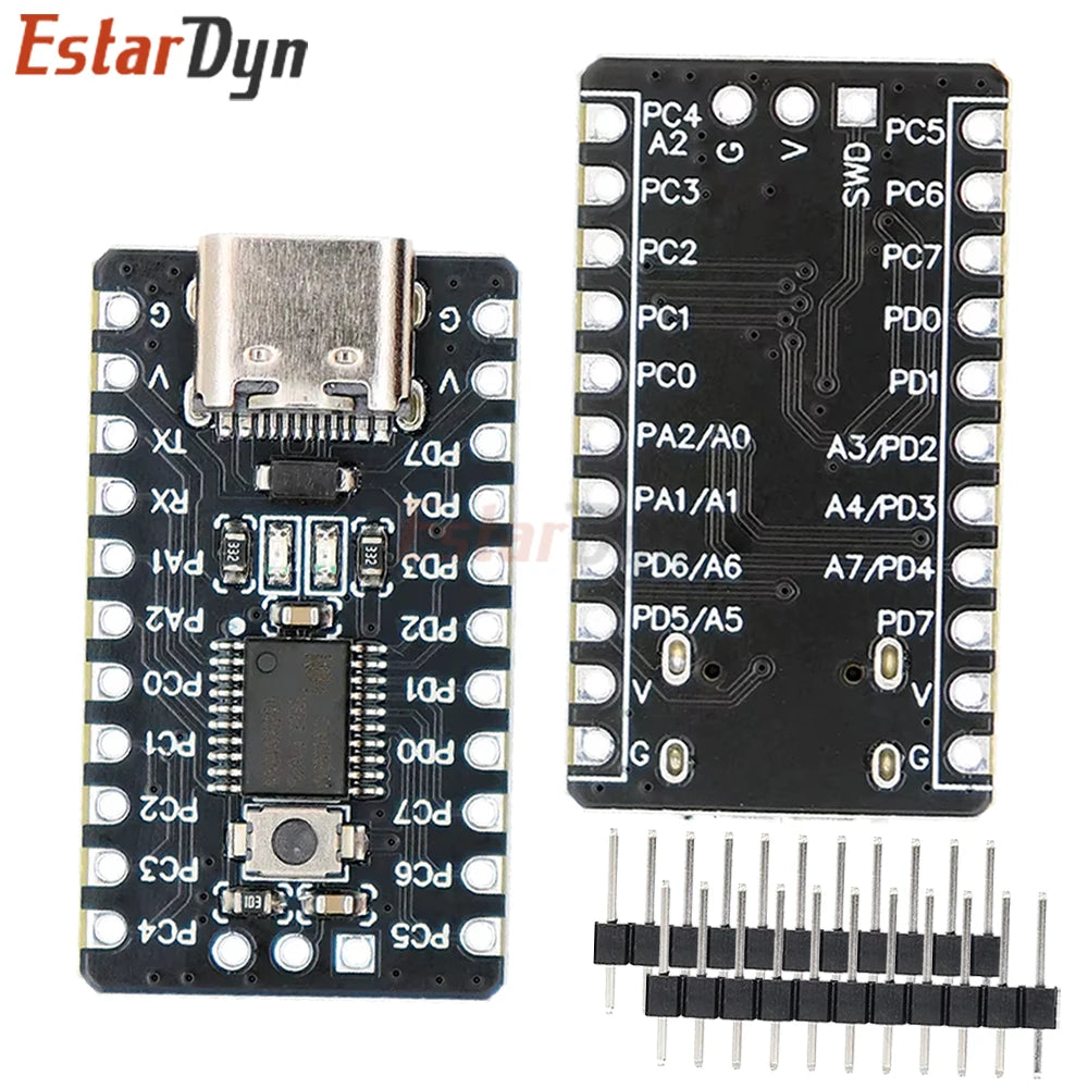 Estardyn CH32V003 Development Board Minimum System Board Core Board RISC-V CH32V003F4P6 Microcontroller Module