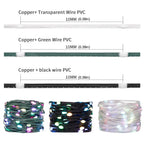 WS2812B RGBIC LED String 5M-20M Dream Color Party Christmas Lights Individually Addressable String Lights Waterproof USB DC DC5V