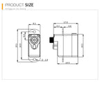 DSPOWER 2g Plastic/Metal Gear Motor Mini Micro Servos for RC Car Airplanes Fixed-wing Quadcopter Boat Plane Robot Wltoys Axial
