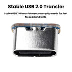 Micro USB to Type-C Adapter Board Data Power Adapter Supports Charging and Data Transfer DIY Modification Kit