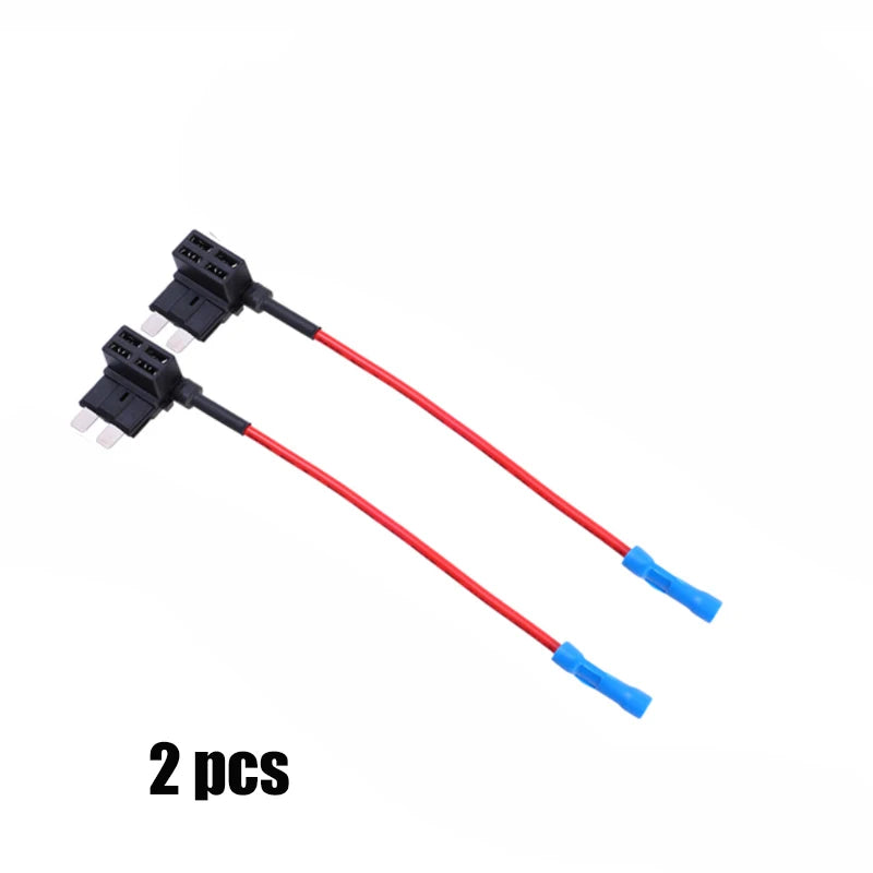 Automotive Fuse Box Circuit Adapter Mini Small and Medium Size ATM Blade Fuse for Car Van Motorcycle RV Boat Tractor TAP Adapter