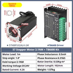 57 Stepper Motor Kit TB6600 DM542 Driver Two Phase Controller Motor 0.65N.m 1.2N.m 2.3N.m 3.1N.m 3.6N.m for CNC Machine