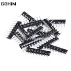 10PCS 5Pin 9Pin Exclusion Network Resistor Array DIP 100R 220R 330R 470R 510R 680R 1K 1.2K 1.5K 2K 2.2K 3.3K 4.7K 10K 100K Ohm