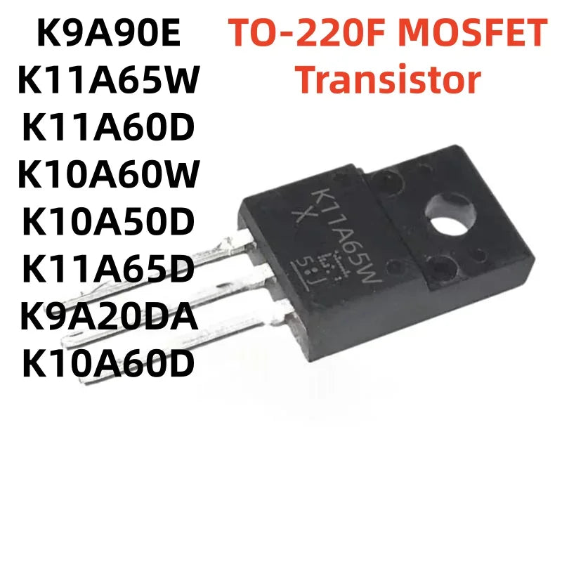 10-20Uds 100% new quality K9A90E K10A60W K10A60D K11A60D K11A65D K11A65W K10A50D K9A20DA TO-220F MOSFET Transistor In Stock