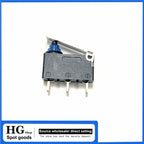 5PCS D2HW-A211D sealed waterproof dust button travel limit micro switch D2HW car door lock G303 3 feet With handle