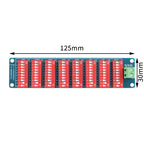 0.1-9999999R Programmable Resistor Resistance Board PCB Module Eight-segment 1% Accuracy 0.1-9999999MΩ 0.1Ω -9999999Ω ohm