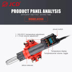 JCD Micro Hot Air Gun 8208 750W Soldering Welding Rework Station LCD Digital Display All-in-one Heat Gun BGA IC Solder Tools