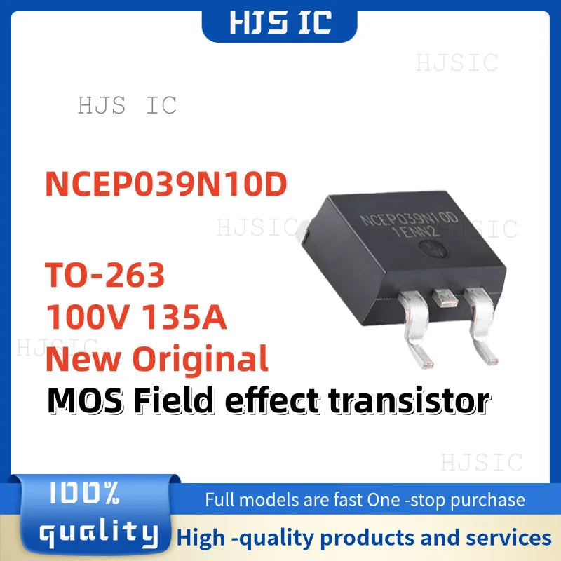 10PCS 100% New Original NCEP039N10D TO-263 135A 100V MOSFET Field effect transistor In Stock