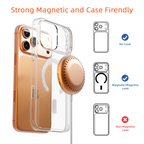 Bonola Magentic Wirelesss Charger for iPhone 17 Pro Max/17Pro 25W Fast Wireless Charging Portable Magnetic Charger for AirPods