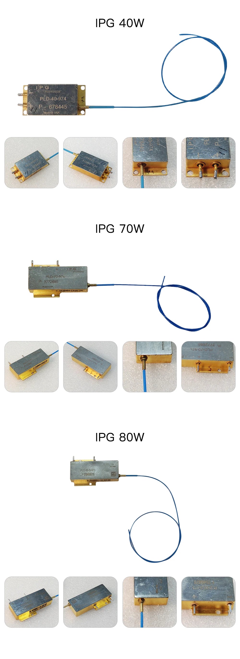 MAX Raycus IPG Original Laser Source Pump 120-1000W Pumping Source Pulsed Laser Diode for Laser Source Repair