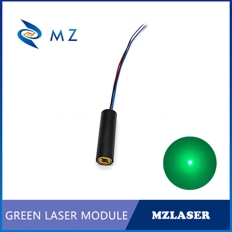Green Dot TTL PWM Laser Diode Model Adjustable Focusing D10mm 520nm 0.5mw 1mw 5mw 10mW Glass Lens Green Laser Industrial Grade