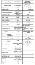 50W RF Lora Module Built‑in Circulator LDMOS Transistor 100‑7500MHz Adjustable Frequency Radio Frequency Electronic Module