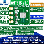 1~10PCS AHT21 High Precision Digital Temperature and Humidity Sensor Measurement Module I2C Communication Replace SHT20 FOr Ar