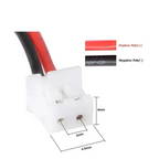 2.0-4.0AH 103450 Polymer Lithium Rechargeable Battery JST PH 2.0mm 2pin Plug for Camera GPS Navigator MP5 Bluetooth Headset