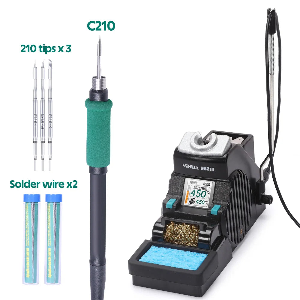 YIHUA 982-III C115 C210 C245 Soldering Iron Precision Soldering Station  Control Temperature Welding Rework Station