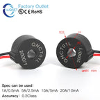 Current Transformer CT QNCT16L 10A 10mA 20A 20mA 30A 30mA 50A 50mA 2000:1 10A 5mA 20A 10mA 100A Micro Current Transducer Sensor