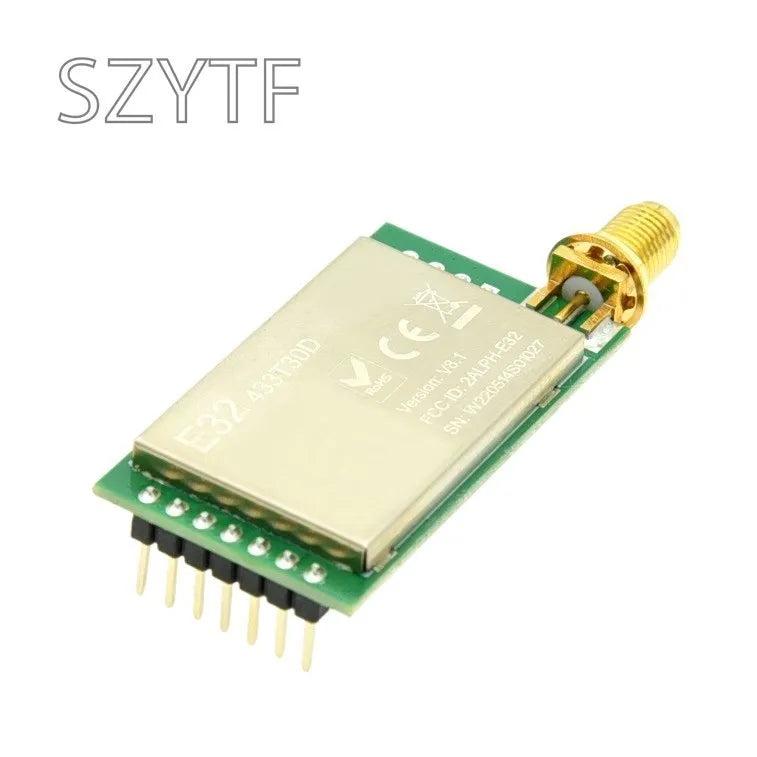 E32-TTL-1W 7500M 1W SX1276 LoRa 433MHz Long Range 7500M RF Transceiver Module 433M LORA With Antenna E32-433T30D
