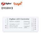 WiFi LED Strip Lights Switch LED Controller Zigbee 3.0 DC5V-24V Tuya CCT RGB RGBW RGBCCT COB Neon Tape Dimmable Smart Dimmer