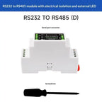 RS232 to RS485 Converter 1 Set Isolated Static Protection Industrial Adapter for Industrial Automation Communication