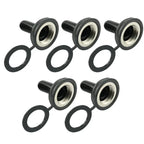 5Pcs Heavy Duty Car Boat Rocker Toggle Switch 15A 250V 2Pin SPST ON/OFF Rocker Switches with Waterproof Boot Spst Rocker Switch