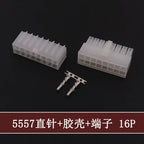 5Sets Molex 4.2mm Automotive Wire Connectors Plug 5557 Series RA Wafer Female Terminal 2-24P Housing for Electrical Wiring