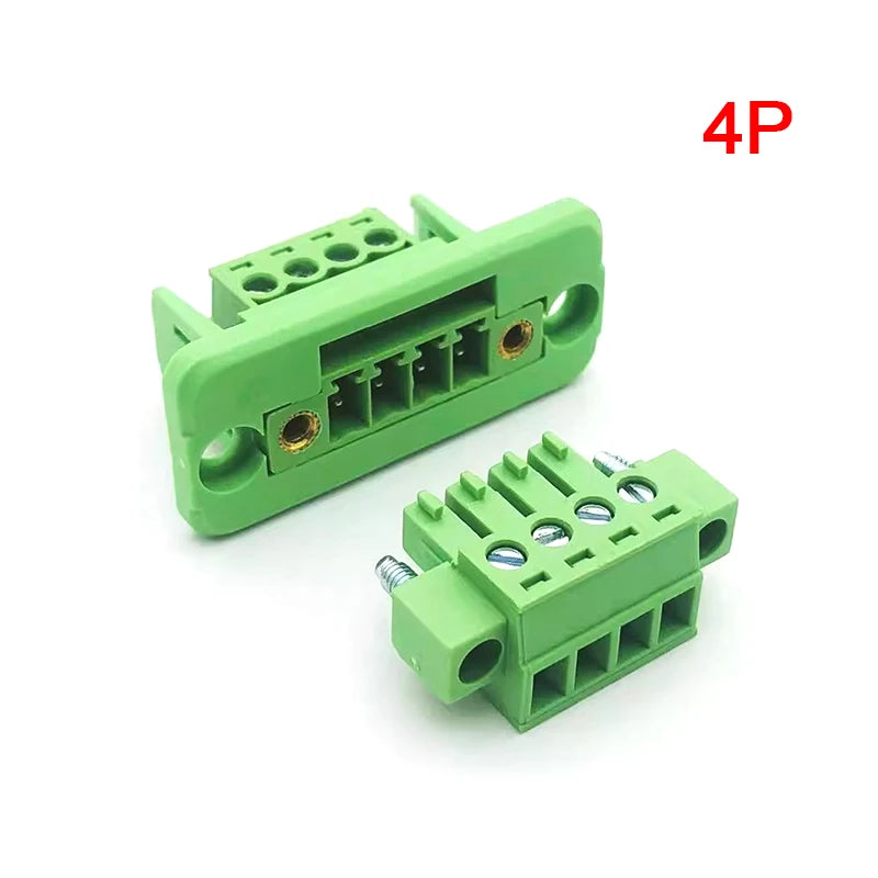 1Set 15EDGWC Pitch 3.81mm 2P/3P/4P/5P/6P/8P/9P Pluggable Terminal Block Connector JM15EDGKM 3.81mm Pitch