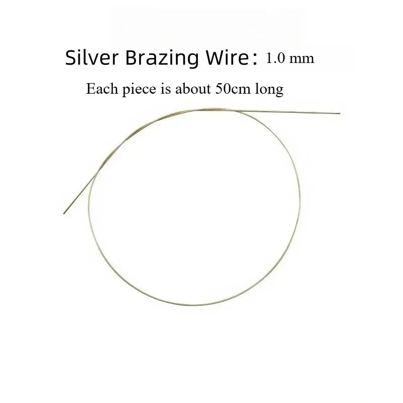 Silver Solder Wire & Sheet Kit High Medium Low Temp for Jewelry Making Repair DIY Craft Ring Bracelet Welding Supplies Gift