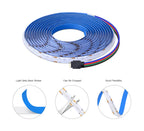 RGB LED Smart Life Zigbee Controller COB LED Strip USB Lights 5V Tuya Wifi Switch 3500K 5000K 6000K Smart Lamp 1/2/3/5M LED Tape