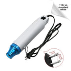 Mini Heat Gun 220V Portable Hot Air Tool for Embossing Shrink Film Label Removal Phone Case Repair and DIY Crafting