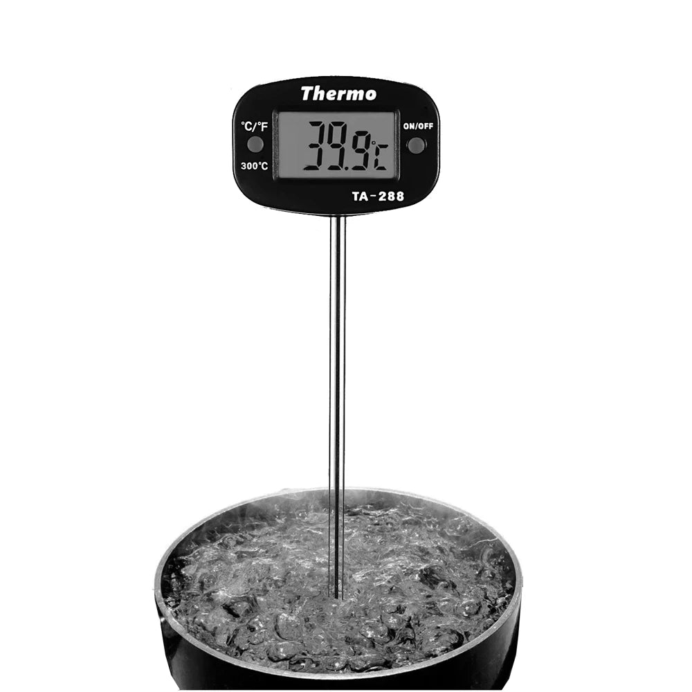 -50 ° C to 300 ° C (-58 ° F to 572 ° F) Digital Food Thermometer Probe Oven BBQ Fried Oil Temperature Gauge Test Water Chocolate