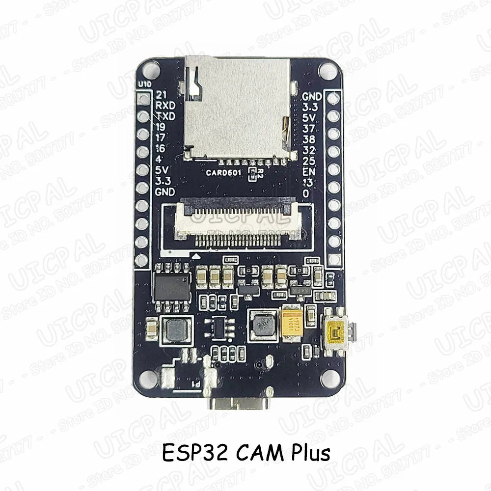 OV5640 ESP32 CAM Camera Module Kit 2.4 GHz WiFi and Bluetooth Develop Board Type C 8MB PSRAM HD 5MP Auto Focus 66 120 160 Degree