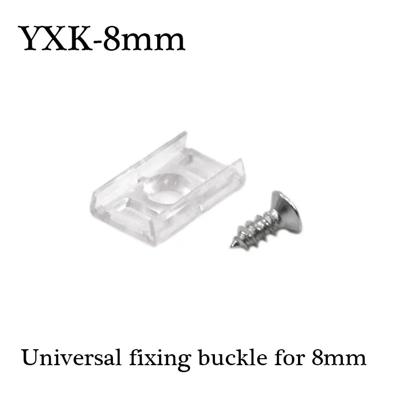 COB LED Wire Connector 5 8 10mm Connection Solderless Mini Buckle FCOB RGB CCT LED Strip Lights 2 3 4 Pin No Dark Area Connector