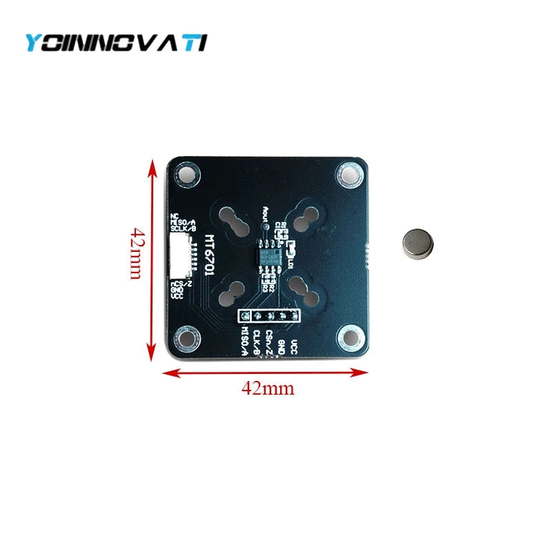 AS5600, AS5047P, MT6701, TLE5012B, MT6835 Programmable Magnetic Encoder Module Kit with Magnet