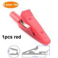 10A 20A 30A 50A Alligator Clip Crocodile Adapter 2mm 4mm Banana Plug Probe Clip for Multimeter Pen Test lead Cable Insulated E2