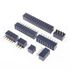 10pcs 1.27mm Pitch Female Header 2x5 2x10 2x20 2x25 2x30 2x40 2x50 Pin Double Row Straight Connector 10/20/40/50/60/80/100P