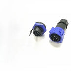 IP67 M25 50A 500V Waterproof Connector 2 3 4 Pin Self Locking E-bike Charging Power Aviation Panel Socket Electrical Cable Plug